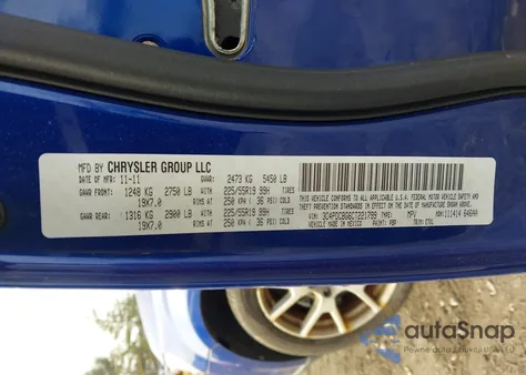 2012 Dodge Journey Sxt from USA, damaged, VIN 3C4PDCBG6CT221799